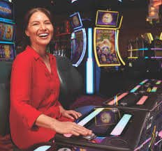 Mesin slot virtual dengan tema warna hijau teal menyala